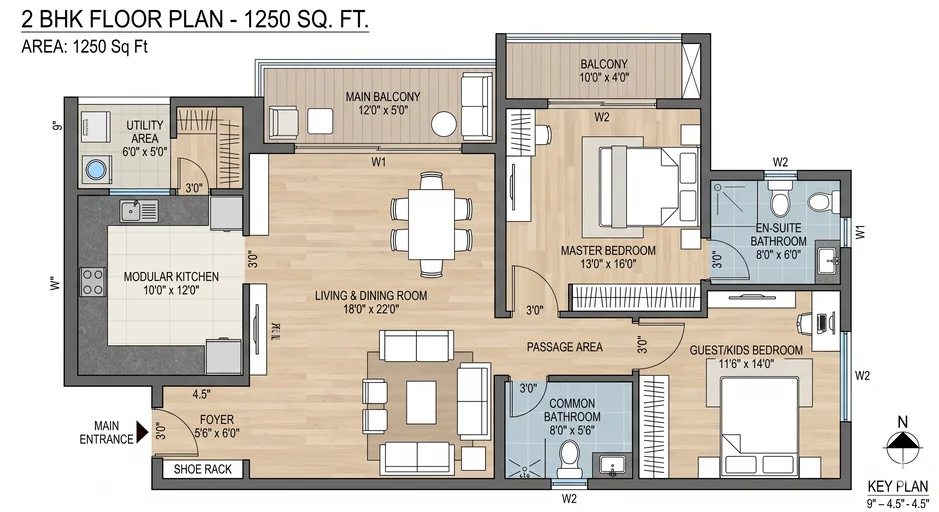 Godrej Vanantara Floor Plan
