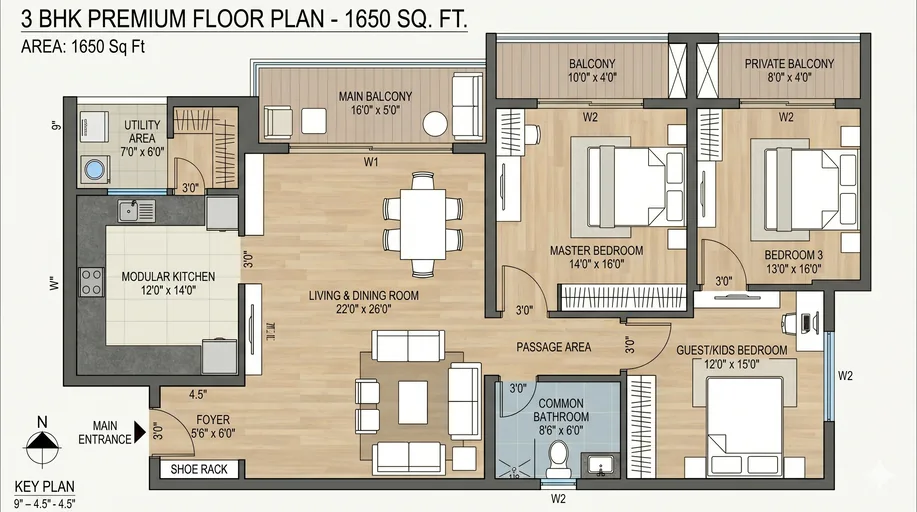 Godrej Vanantara Floor Plan