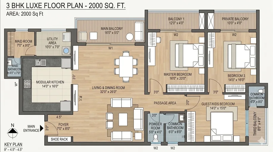 Godrej Vanantara Floor Plan